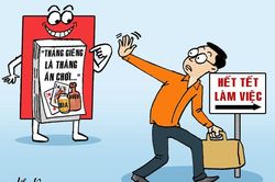 Sao ông bà mình lại nói 'tháng Giêng là tháng ăn chơi' vậy ông giáo?