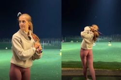 Video nữ HLV golf bị 'dạy dỗ' trên sân tập gây sốt