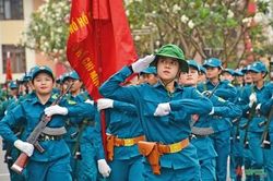 Quân khu 7 kiểm tra công tác huấn luyện khối nữ du kích miền Nam