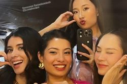 Hoa hậu Mai Phương cười tươi rói sau khi tập dượt trước thềm chung kết Miss World