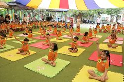 Trường Mầm non Họa Mi Nha Trang: Tổ chức 'Rung chuông vàng' giao lưu tiếng Anh