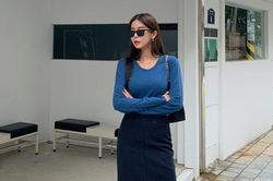 Công thức mix đồ với áo thun dài tay