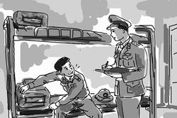 Câu chuyện kỷ luật: Gấp chăn từ... đêm!
