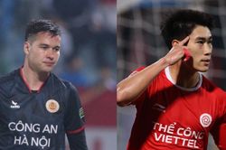 Filip Nguyễn lắc đầu ngao ngán khi thủng lưới liên tiếp, Viettel thắng CAHN trong ngày 'người hùng SEA Games' tỏa sáng rồi nhận thẻ đỏ