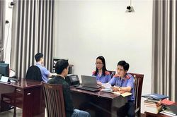 VKSND quận Liên Chiểu thực hiện ghi hình có âm thanh việc lấy lời khai trong giai đoạn truy tố