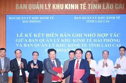 Ký kết hợp tác trong lĩnh vực quản lý khu kinh tế, khu công nghiệp