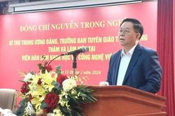 Chú trọng ươm mầm, xây dựng nguồn lực khoa học công nghệ