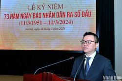 Báo Nhân Dân kỷ niệm 73 năm Ngày ra số đầu