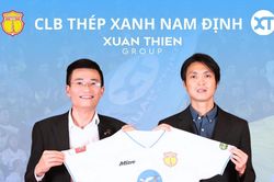 Tuấn Anh chính thức ký hợp đồng với Thép Xanh Nam Định