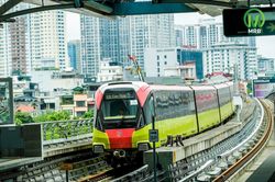 Chính thức vận hành thử đoạn trên cao metro Nhổn-Ga Hà Nội