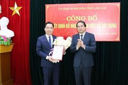 Lào Cai có tân Giám đốc Sở Xây dựng