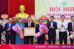 Xã Thạch Đài đón bằng công nhận xã đạt chuẩn NTM kiểu mẫu