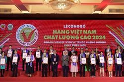 Vinh danh 529 doanh nghiệp đạt chứng nhận hàng Việt Nam chất lượng cao