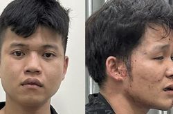 Bắt 2 thanh niên ở Đà Nẵng vì ném đá vào lực lượng 911