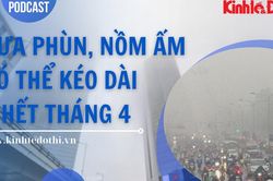 Mưa phùn, nồm ẩm có thể kéo dài hết tháng 4
