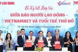 Báo VietNamNet hợp tác với Người Lao Động và Tuổi trẻ Thủ đô