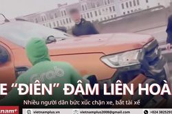 Truy đuổi nam tài xế xe bán tải đâm liên hoàn nhiều phương tiện rồi bỏ chạy