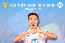 Thép Xanh Nam Định đón tân binh thứ 3