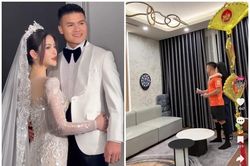 Hé lộ tổ ấm của Quang Hải - Chu Thanh Huyền sau kết đám cưới