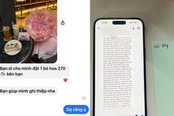 Mua hoa tặng sinh nhật bạn gái, chàng trai khiến chủ shop xỉu ngang