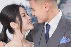 Ngắm bộ ảnh cưới tình tứ của Nguyễn Quang Hải và Chu Thanh Huyền