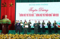 Tuyên dương 'Gương mặt trẻ tiêu biểu', 'Gương mặt trẻ triển vọng' BĐBP năm 2023