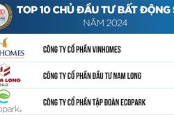 Vietnam Report công bố Top 10 Công ty bất động sản năm 2024
