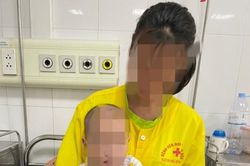 Cứu sống trẻ 10 tháng tuổi tím tái, khó thở do hóc hạt lạc