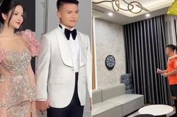 Hé lộ tổ ấm tân hôn của Quang Hải và Chu Thanh Huyền