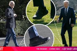 Đôi giày chống ngã của Tổng thống Biden gây chú ý