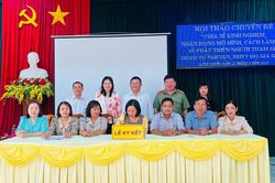 Hội thảo chuyên đề BHXH tự nguyện, BHYT hộ gia đình ở TP. Long Xuyên