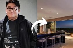 'Choáng' với biệt thự của Chủ tịch HYBE Bang Si Hyuk ở Los Angeles
