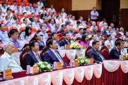 Thủ tướng dự Hội nghị công bố quy hoạch, xúc tiến đầu tư tỉnh Vĩnh Long