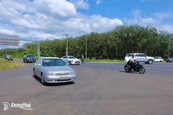 Đèn chiếu sáng khu vực quốc lộ 56 giao với đường cao tốc Phan Thiết - Dầu Giây đã hoạt động
