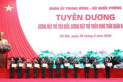 Tuyên dương 10 Gương mặt trẻ tiêu biểu, 35 Gương mặt trẻ triển vọng toàn quân năm 2023