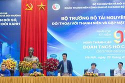 Bộ trưởng TN-MT: Đào tạo nguồn nhân lực trẻ phải để va chạm với thực tiễn