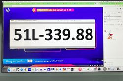 Đấu giá biển số ngày 27/3: Biển 51L-339.88 giá cao nhất 125 triệu đồng