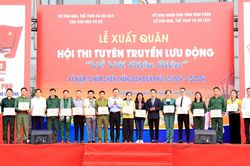 Phú Thọ tham gia Lễ xuất quân hành trình 'Về với Điện Biên'