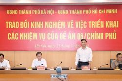 Hà Nội và TP.HCM chia sẻ kinh nghiệm thực hiện Đề án 06
