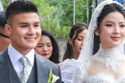 Chùm ảnh đẹp long lanh của đám cưới Quang Hải – Chu Thanh Huyền