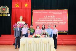 Ký kết quy chế phối hợp thực hiện chương trình tín dụng đối với người chấp hành xong án phạt tù