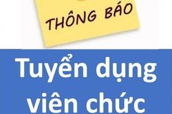 Bộ Tài chính thông báo tuyển dụng viên chức