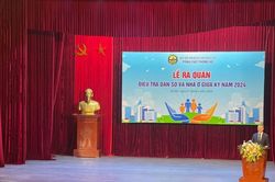 Bắt đầu thực hiện điều tra dân số và nhà ở giữa kỳ trên toàn quốc
