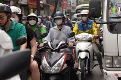 Giờ cao điểm ở Hà Nội