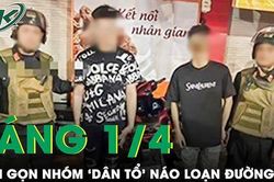 Sáng 1/4: Tóm gọn nhóm 'dân tổ' đầu trần lạng lách đánh võng náo loạn đường phố Hải Phòng