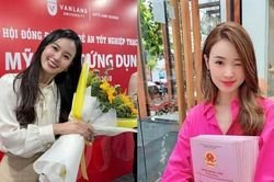 Midu 'flex' bằng Á khoa Thạc sĩ, trả lời thế nào khi netizen gợi ý học lên Tiến sĩ?