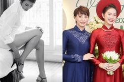Mẹ của Doãn Hải My khoe chân dài sexy hết nấc, khác hẳn dáng vẻ khi làm mẹ vợ Đoàn Văn Hậu