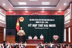 Bầu bổ sung Phó Chủ tịch HĐND tại kỳ họp thứ 20 khóa XV của tỉnh Ninh Bình
