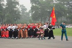 Nhiều khối nữ tiêu biểu sẽ tham gia diễu binh, diễu hành trong Lễ kỷ niệm 70 năm Chiến thắng Điện Biên Phủ