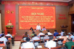 Quyết liệt đẩy nhanh tiến độ các dự án phục vụ kỷ niệm 70 năm Chiến thắng Điện Biên Phủ